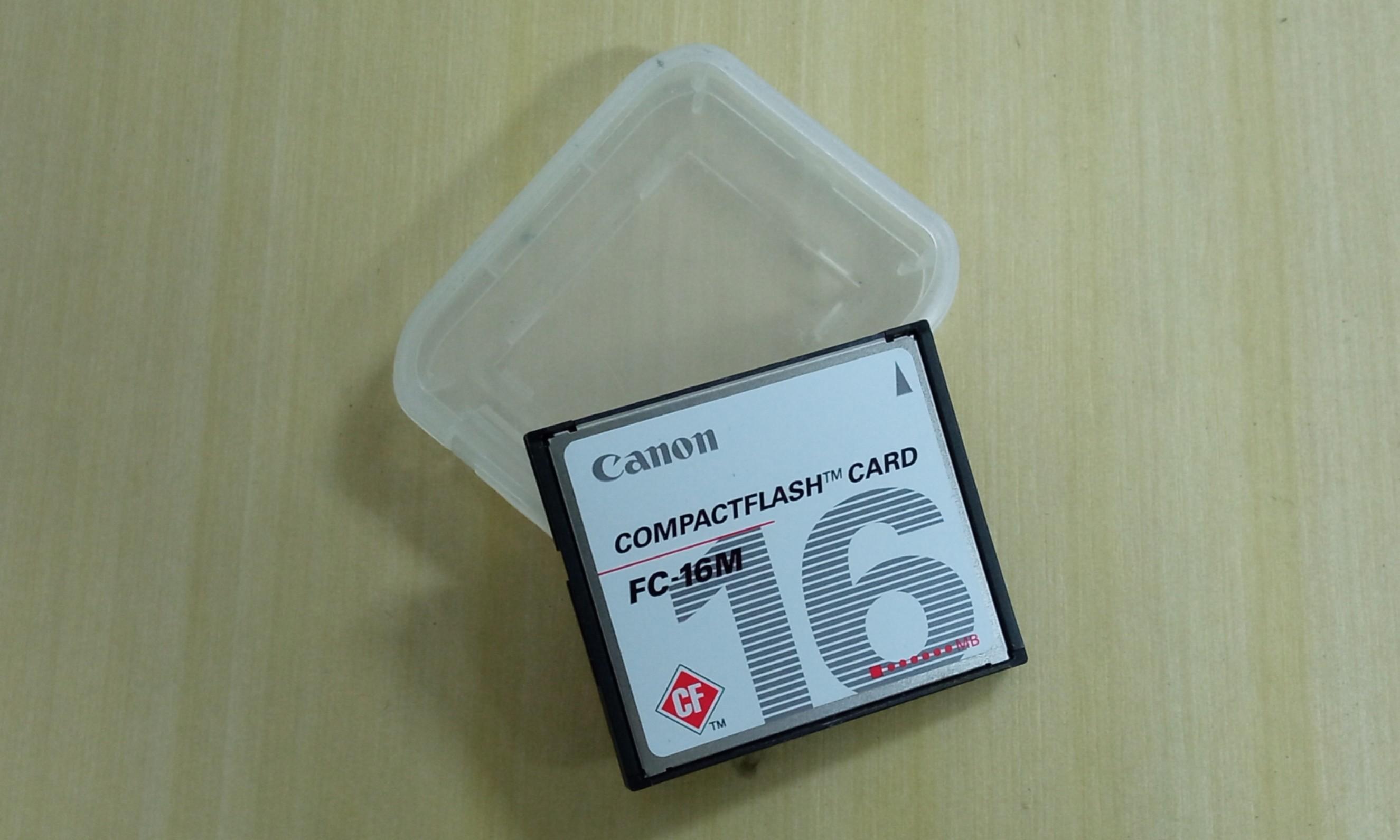 Original Canon Compact Flash Card 16MB (CF), Computers & Tech, Parts