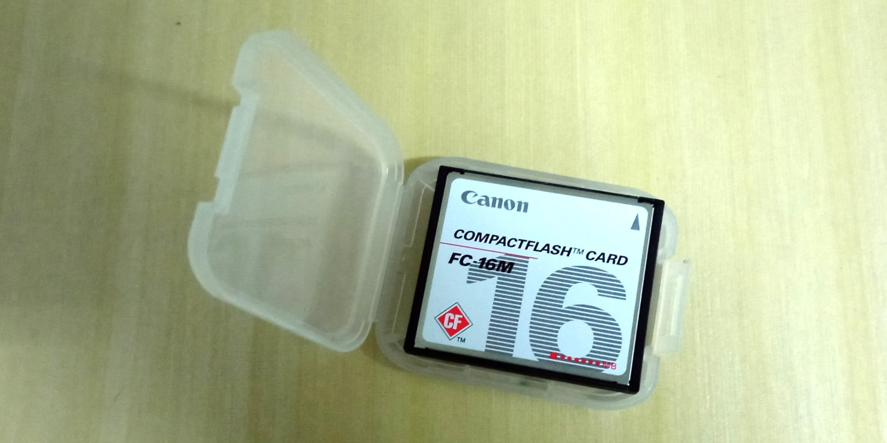 Original Canon Compact Flash Card 16MB (CF), Computers & Tech, Parts & Accessories, Hard Disks