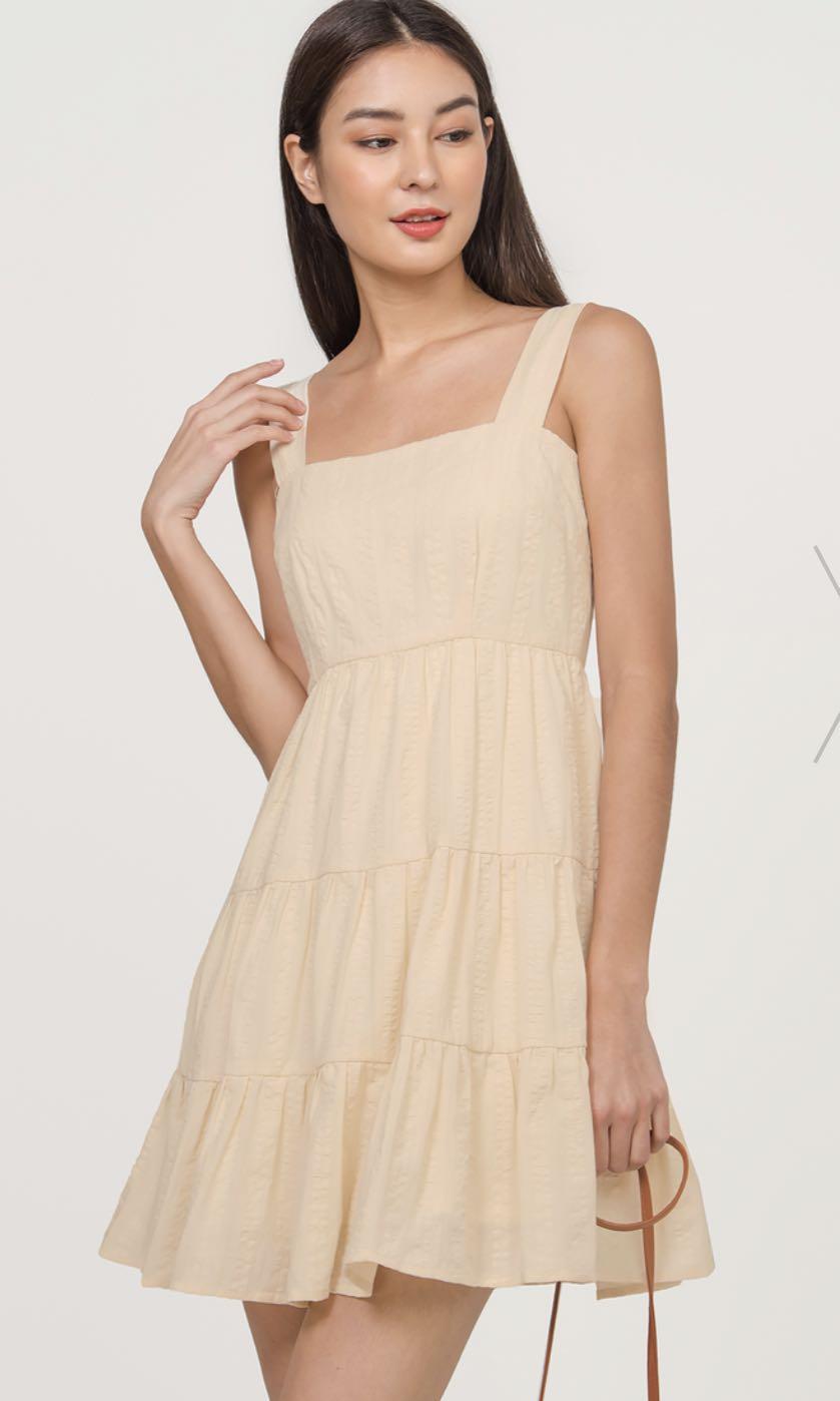 Pastel Yellow Dress, Women's Fashion, Clothes, Dresses on Carousell