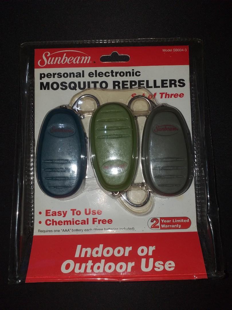 Personal Electronic Mosquito Repeller (Set of 3) (Category: Insect Repellents) located in Baguio. Submitted by eskimoprime (Listing ID 1140212561, Image 1). Description: Notes: - Brand new but the batteries expired but didnt go through the paper so everything should still be in perfect condition. - Negotiable - feel free to pm me for more pics.