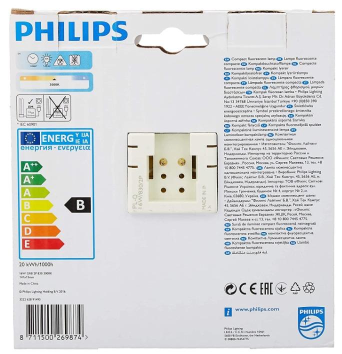 Pl Q Compact Fluorescent 2 Pin Light Bulb
