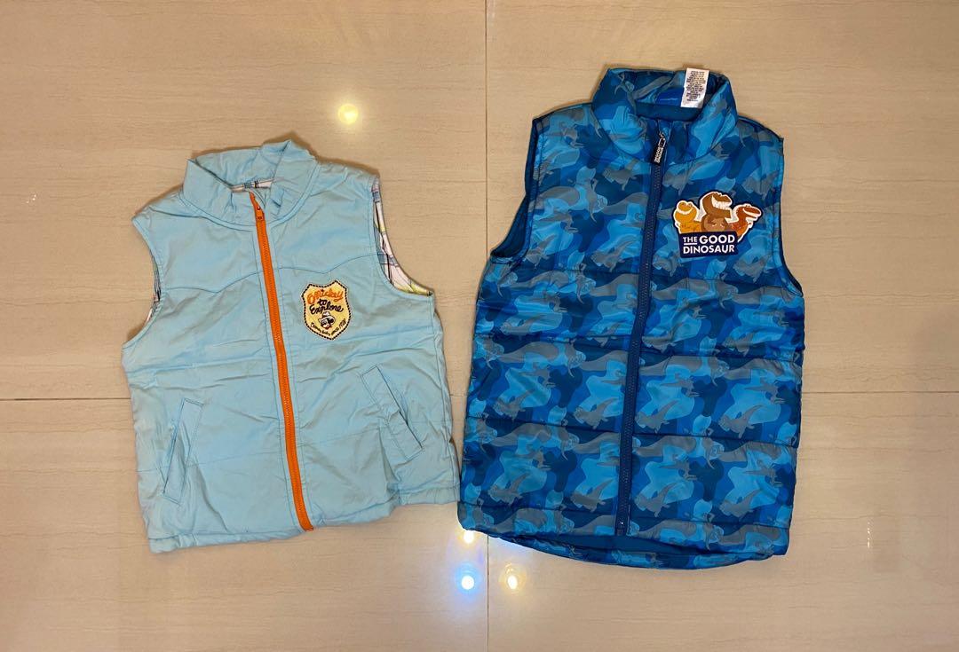 PL Disney Target Boys Dino Winter Jacket Vests 4 7YO Babies Kids Babies Kids Fashion on Carousell