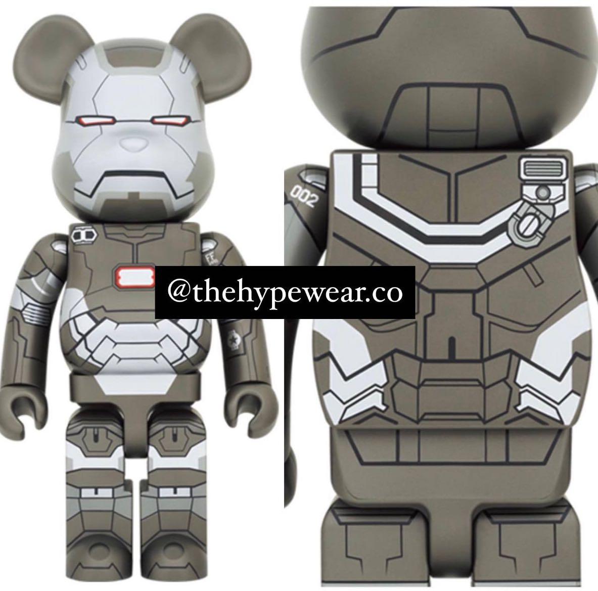 Preorder]Bearbrick x Marvel Iron Man 3 (War Machine) 1000 ...