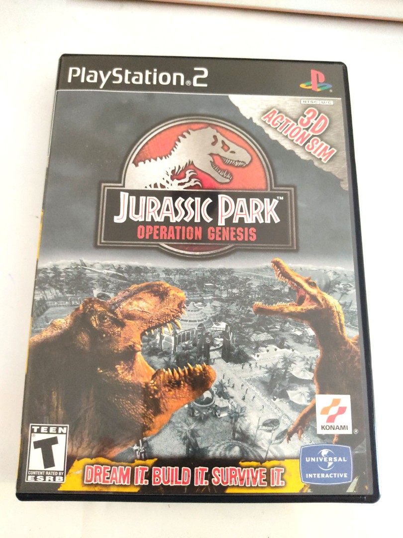 PS2 Jurassic park operation genesis Video Gaming Video Games