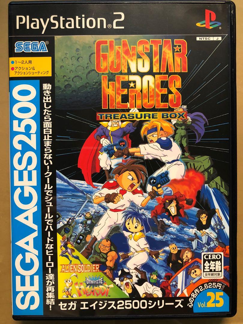 中古美品ps2 Sega Ages Vol 25 Gunstar Heroes Treasure Box 電子遊戲 電子遊戲 Playstation Carousell