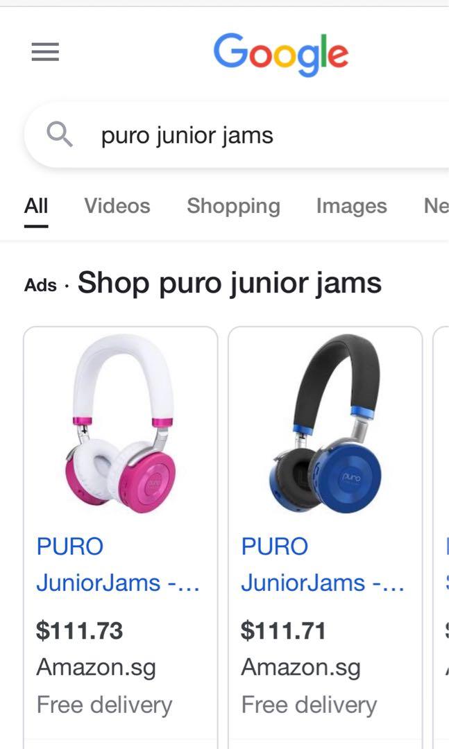 Puro junior jams kids wireless noise limiting headphones, Audio