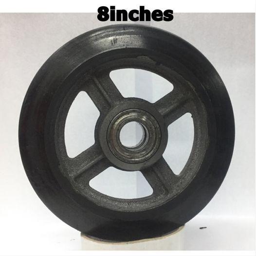 Push Cart Wheel Size 8" Gulong ng Push Cart Kartilya Rubber Wheel