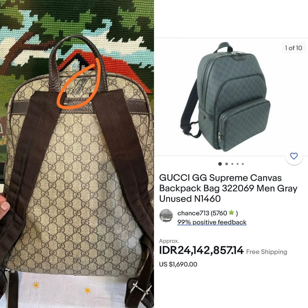 Harga clearance backpack gucci