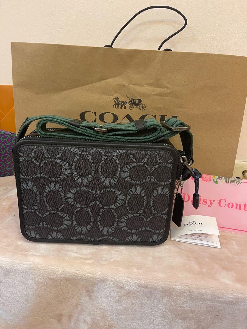 READY STOCK ORIGINAL COACH 6929 monogram MEN MESSENGER SLING CROSSBODY BAG HANDBAG