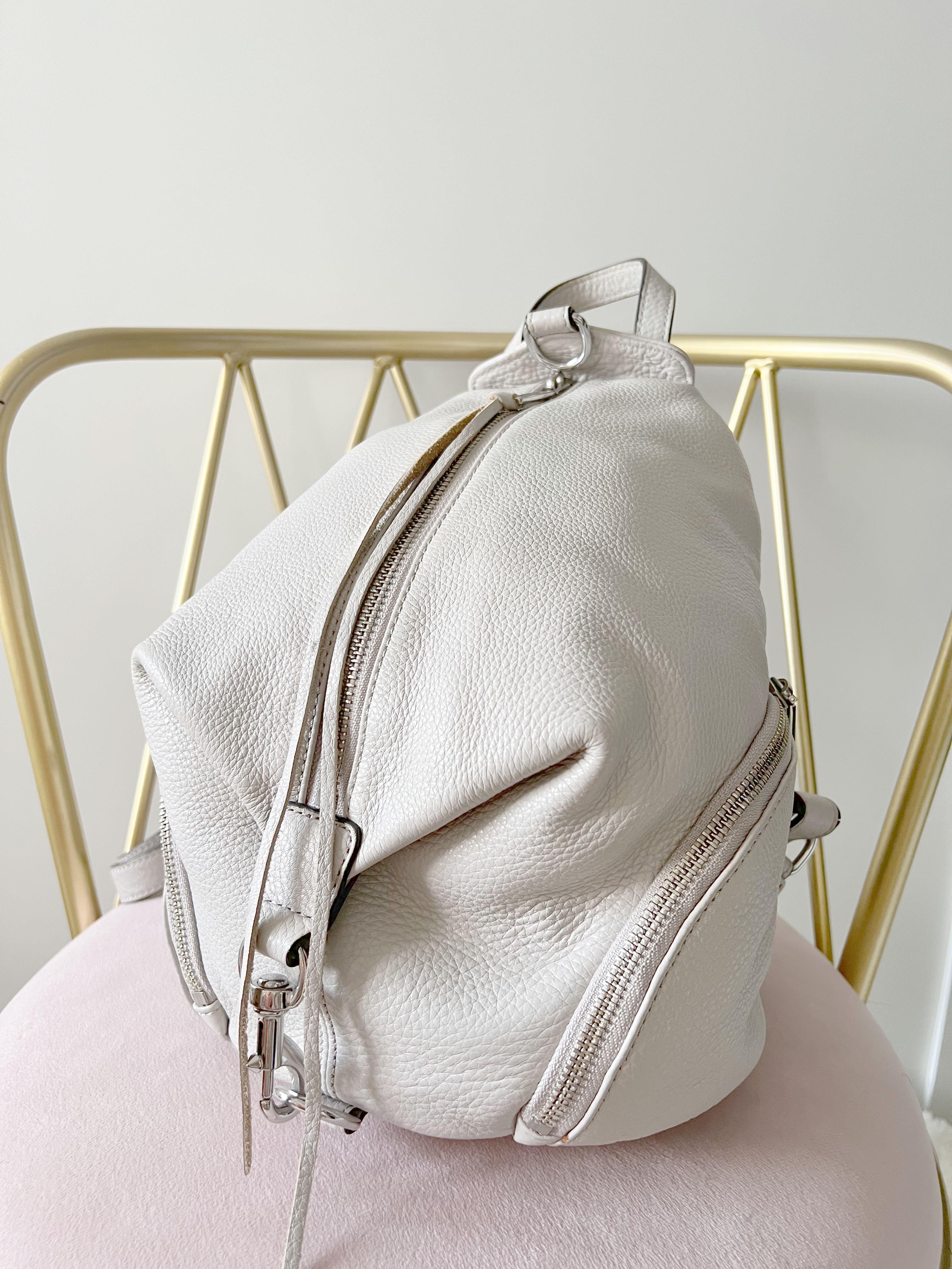 Rebecca minkoff white backpack deals