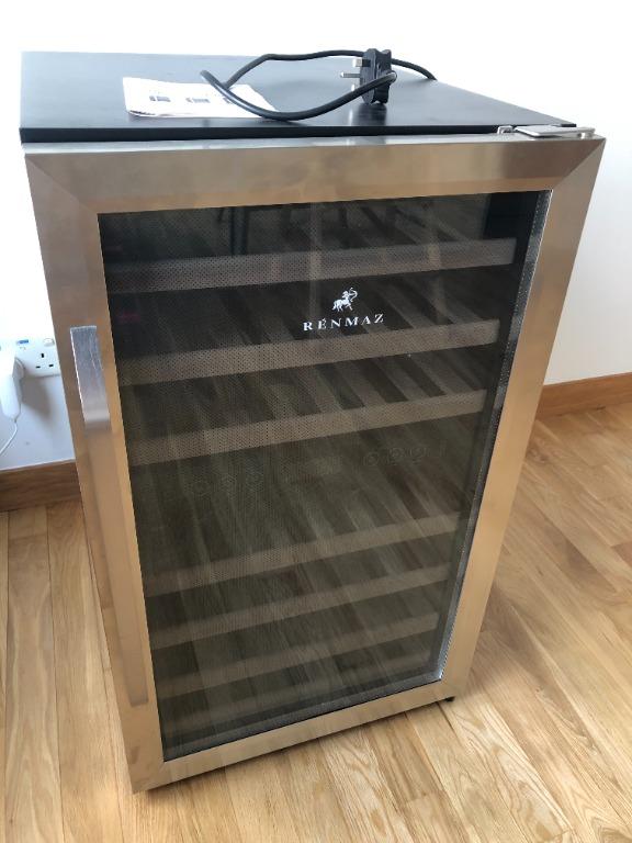 Renmaz Wine Cooler 2 Temp Approx 45 btl, TV & Home Appliances