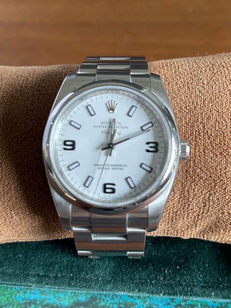 Rolex air king white face sales