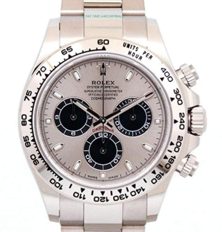 Rolex daytona sales white gold panda