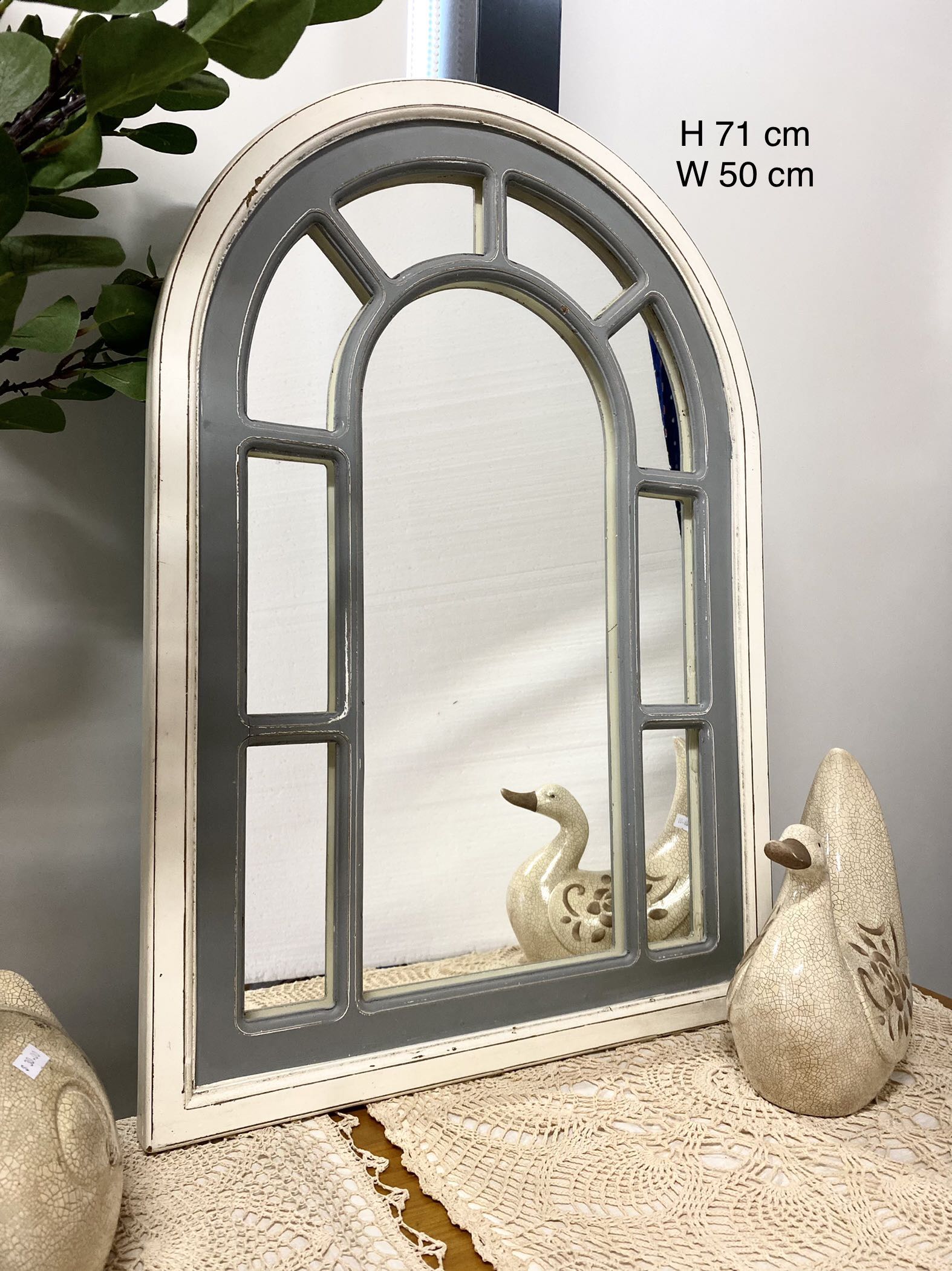 Rustic French window mirror, Furniture & Home Living, Home Decor, Wall