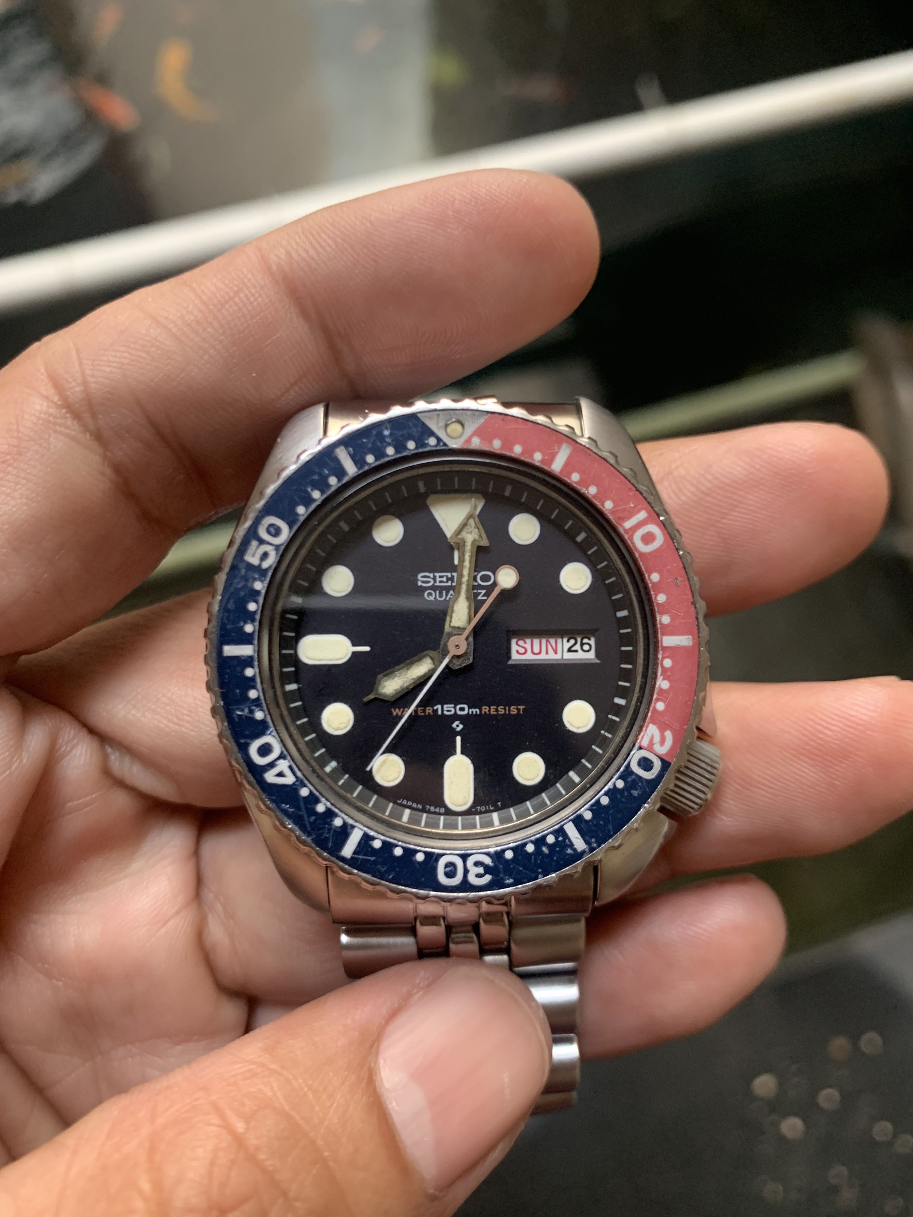 Seiko 7548 desert storm sales