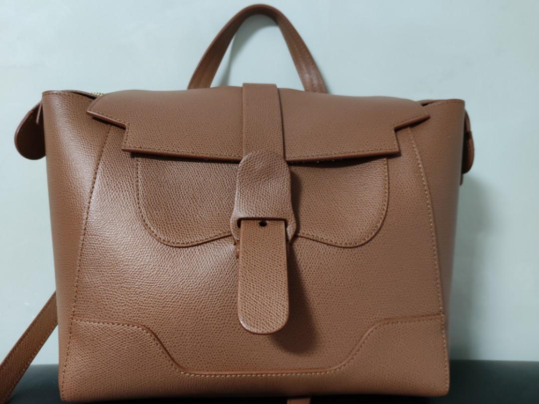 Senreve Midi Maestra (pebbled finish, chestnut color  display picture 3