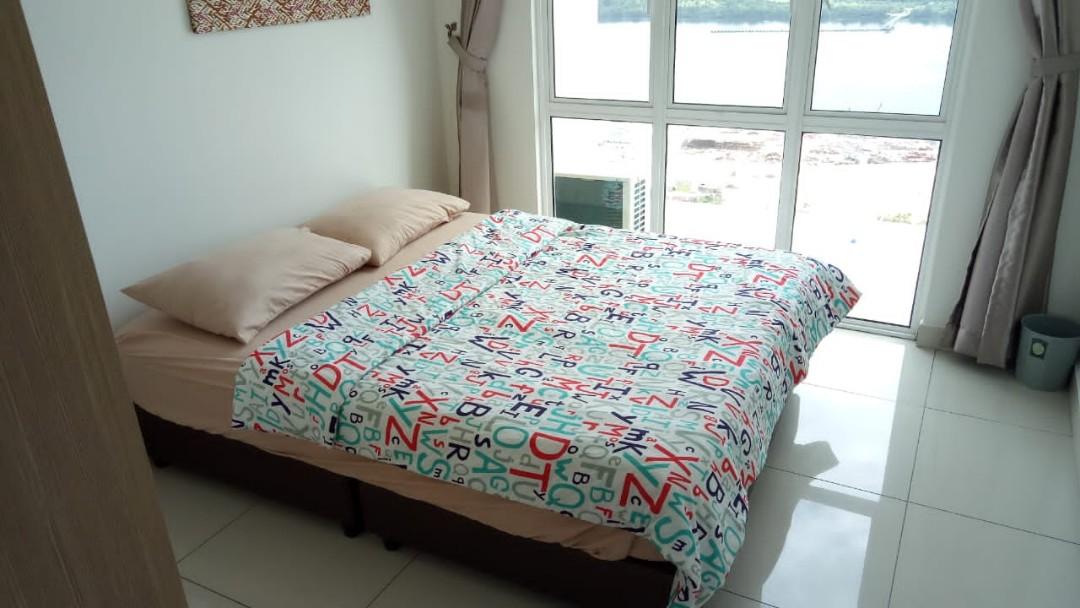 SKY SUITES APARTMENT / JOHOR BAHRU / FULLY FURNISHED / 2 BED & 2 BATH