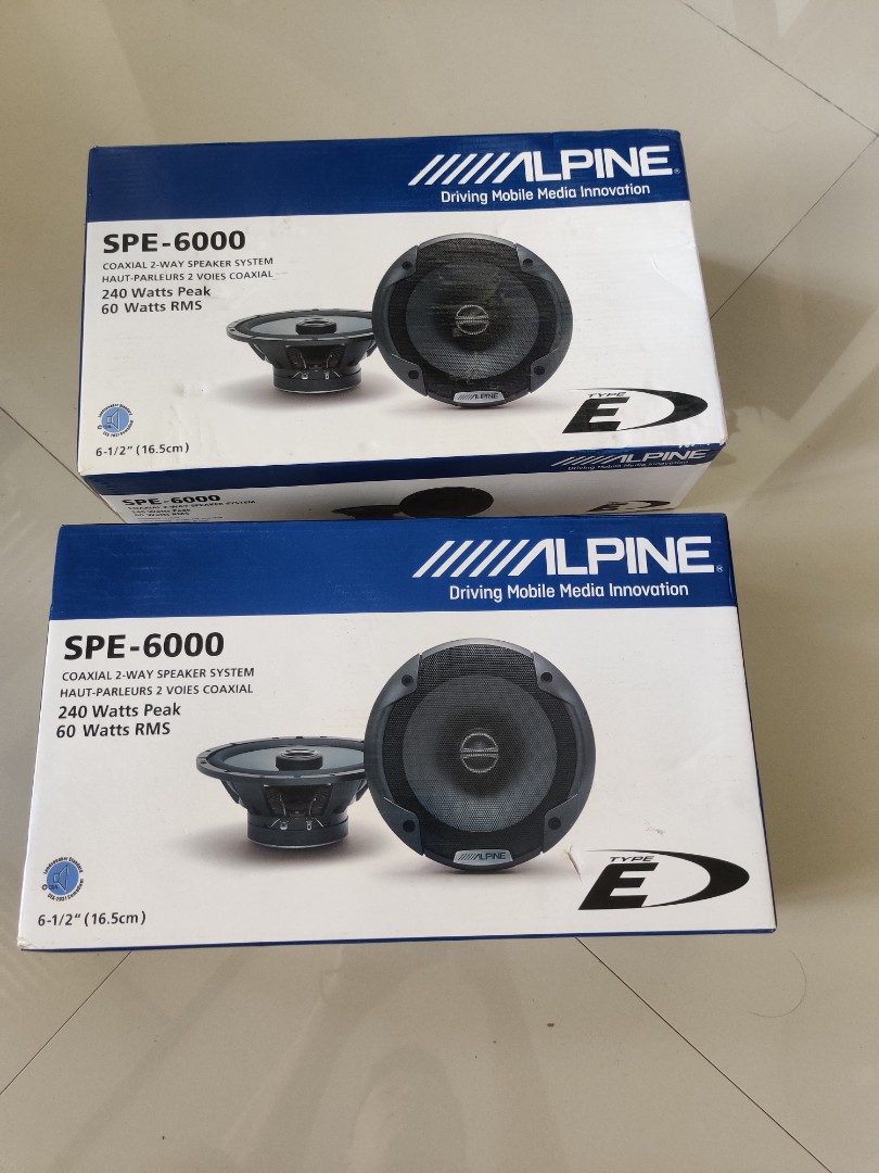 Speaker Alpine SPE6000, Car Parts & Accessories, Audio, Video, Alarm