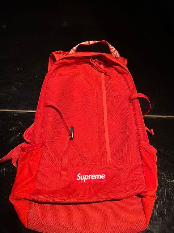 Fake supreme backpack ss18 discount