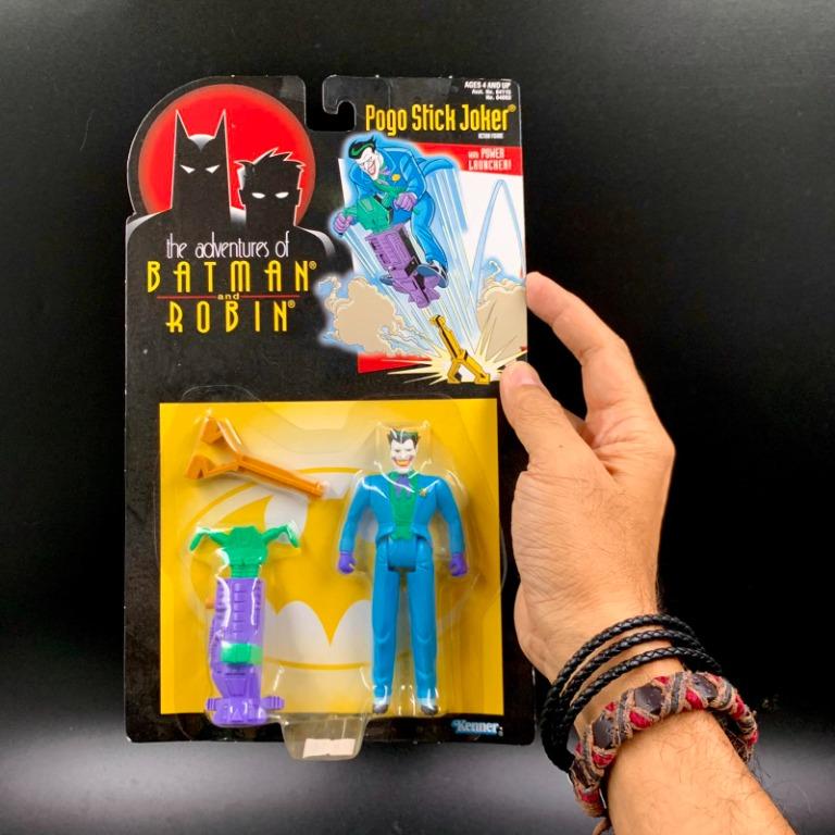 The Adventures of Batman and Robin Pogo Stick Joker 1995, Kenner, Hobbies & Toys, Toys & Games