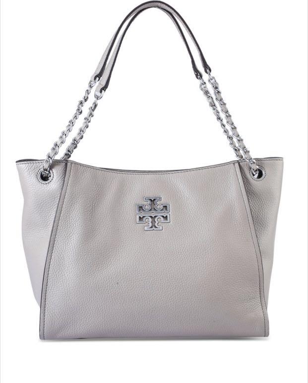 TORY BURCH Britten Small Slouchy Tote Bag Women s Fashion Bags