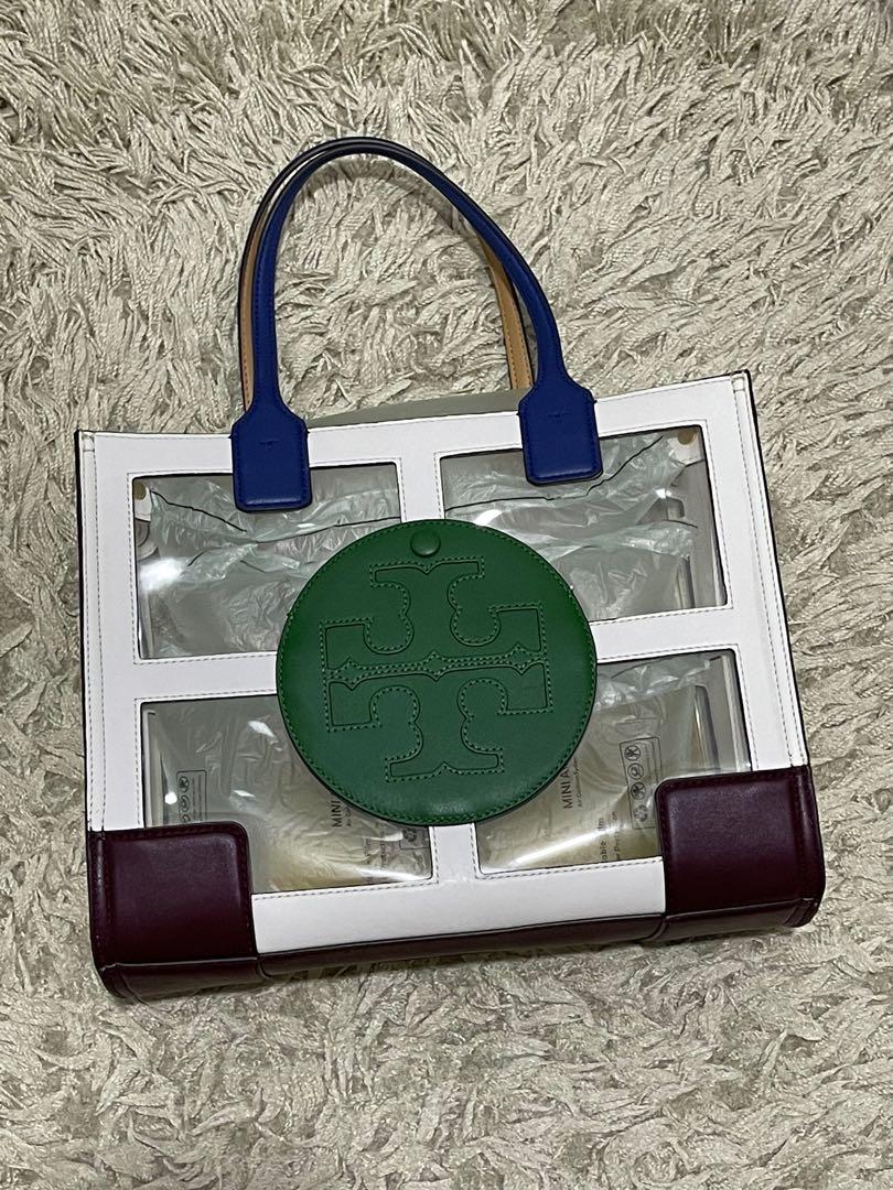 Tory Burch Ella Clear Quadrant Tote Bag, Women's Fashion, Bags & Wallets,  Tote Bags on Carousell