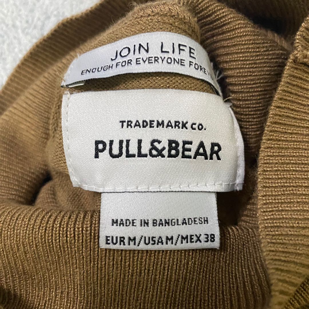 Turtleneck Pull & Bear, Men'S Fashion, Tops & Sets, Tshirts & Polo Shirts  On Carousell