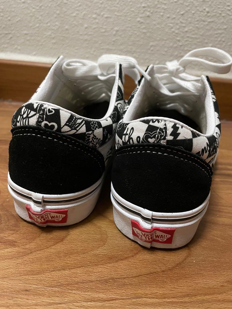 vans doodle shoes