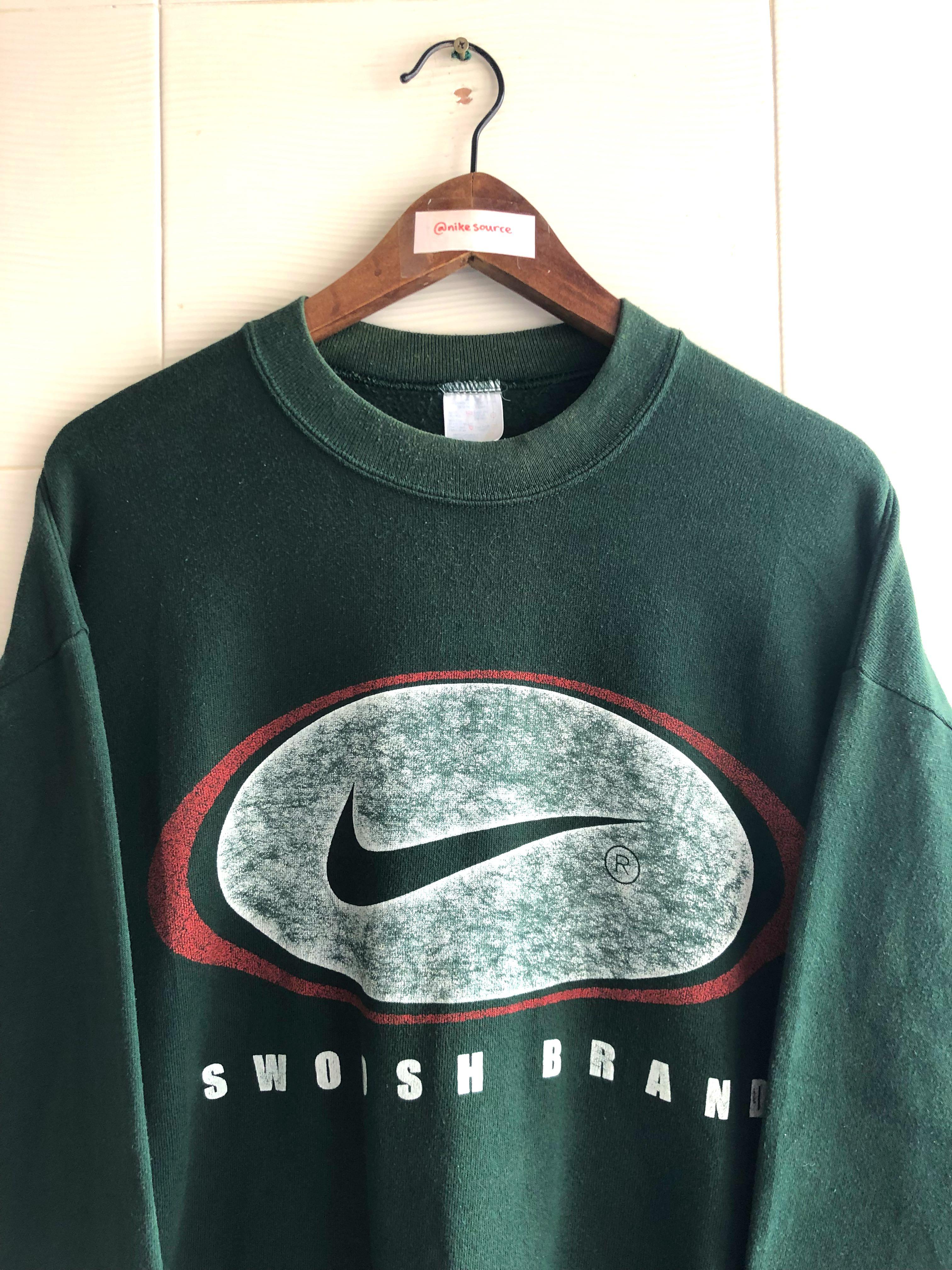 Forest green nike sweater top