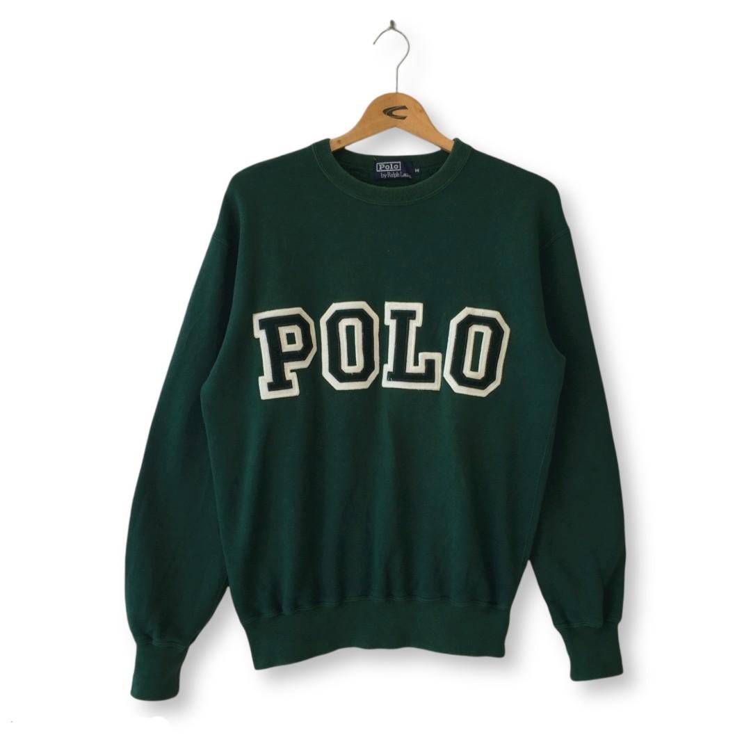 Polo deals spellout sweatshirt