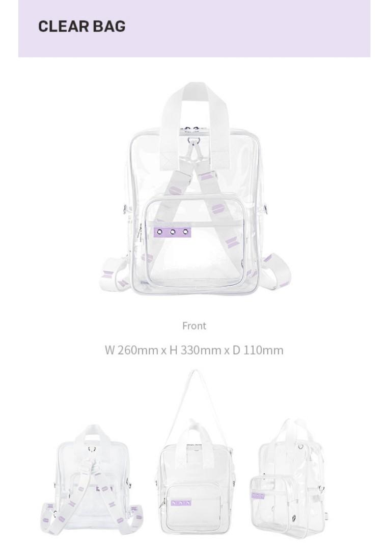 Bts merch backpack shop