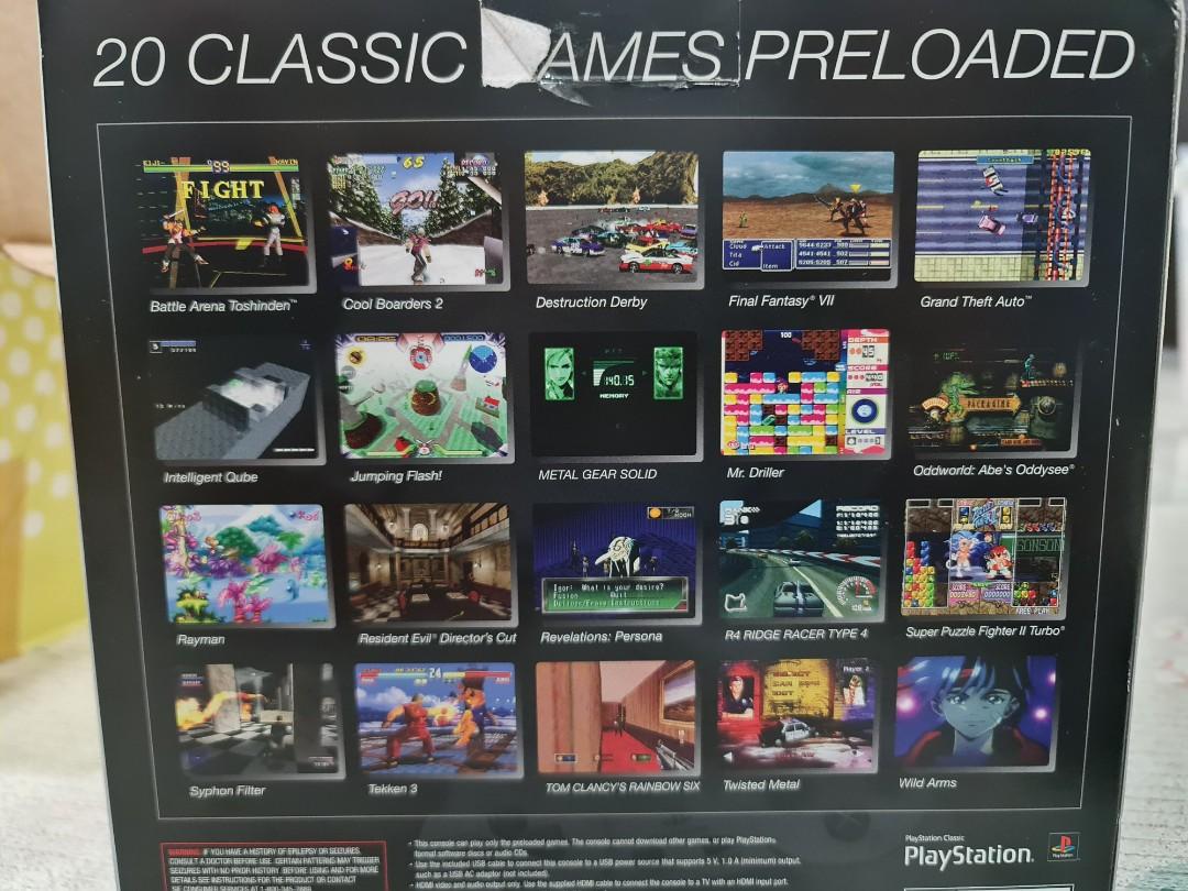 Playstation classic preloaded games cheap