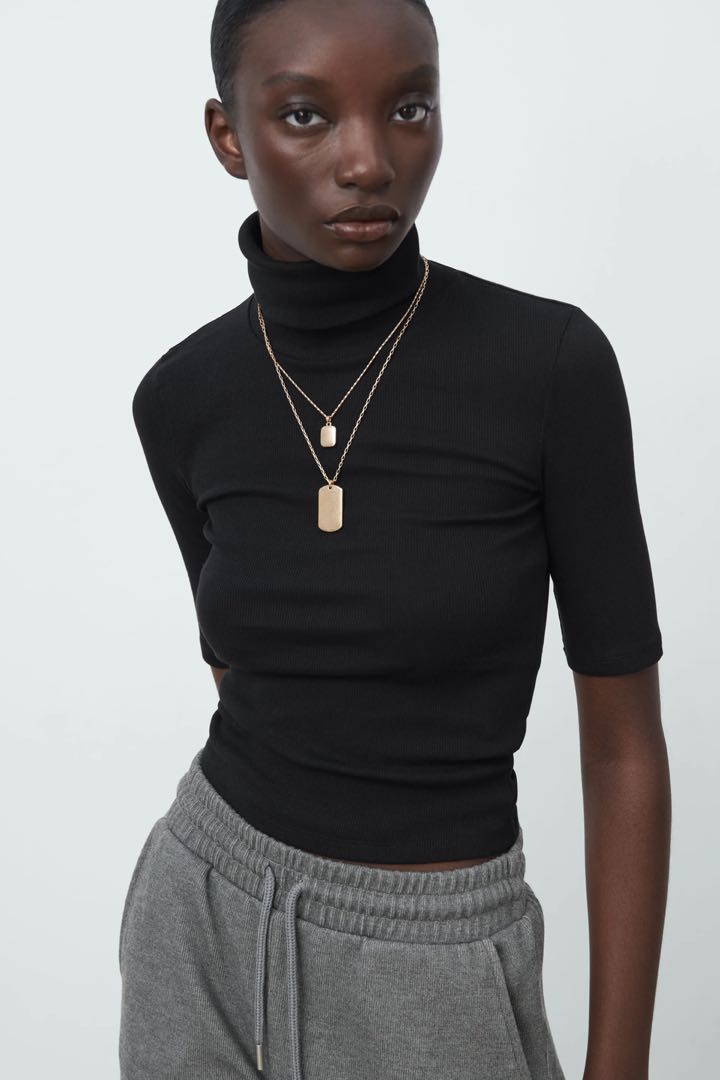Turtleneck shirt zara hotsell