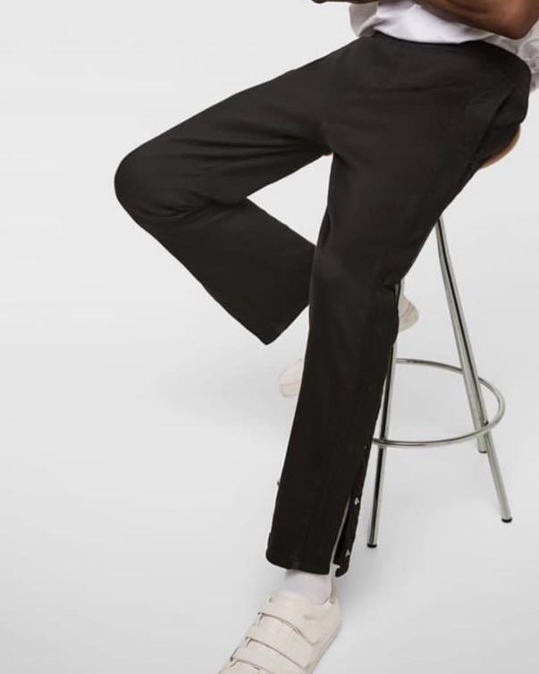 ZARA TROUSERS WITH SIDE BUTTON, Fesyen 