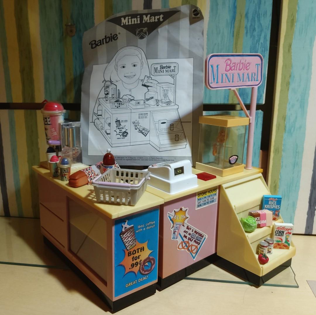 Barbie mini mart playset new arrivals