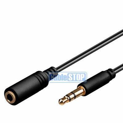 Headphones Portable Speakers Mp3 Players HIFI MainCore 1.5m long Pro Slim Black 3.5mm Jack to Jack Stereo Audio Cable Lead GOLD Connectors For Mobile Computers Laptops Phones