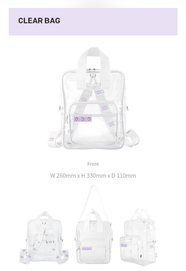 bts merch backpack