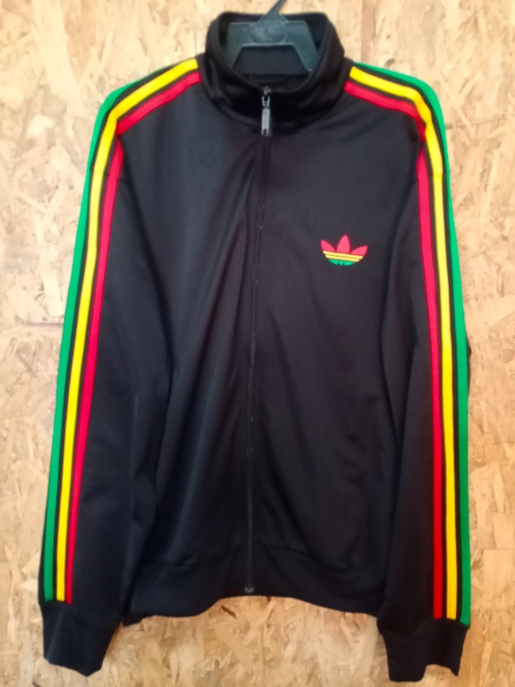 ADIDAS RASTA TRACKTOP Men s Fashion Tops Sets Hoodies on