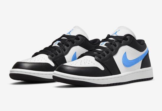 Air jordan 1 low top blue white