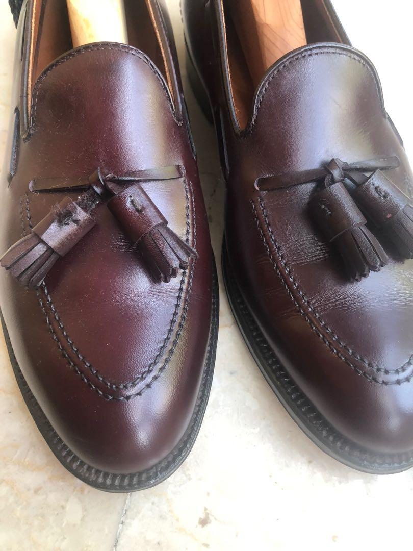 Alden brooks brothers tassel loafers dark brown Men s Fashion