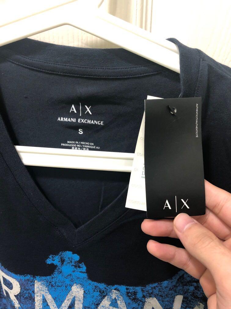 Armani exchange t shirt made in peru best sale