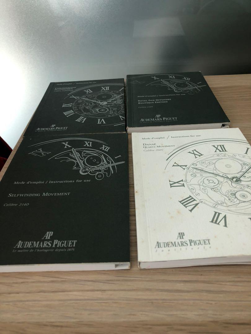 Audemars Piguet Watch Manual AP Cal 2226 2840 2140 2325 2601