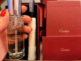 Authentic Cartier Polishing Cloth & brush for Jewellery and watches