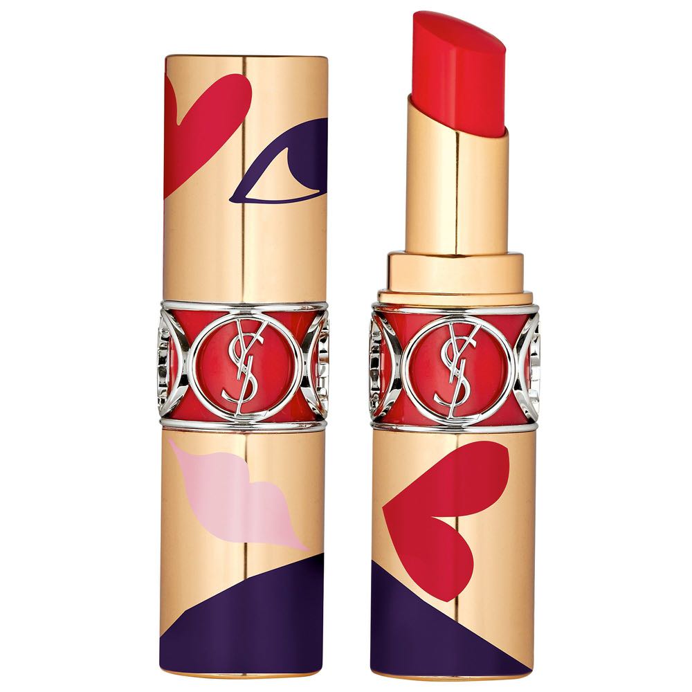 Bn Ysl Rouge Volupte Lipstick Shade 110 Red Is My Savior Beauty Personal Care Face Makeup On Carousell