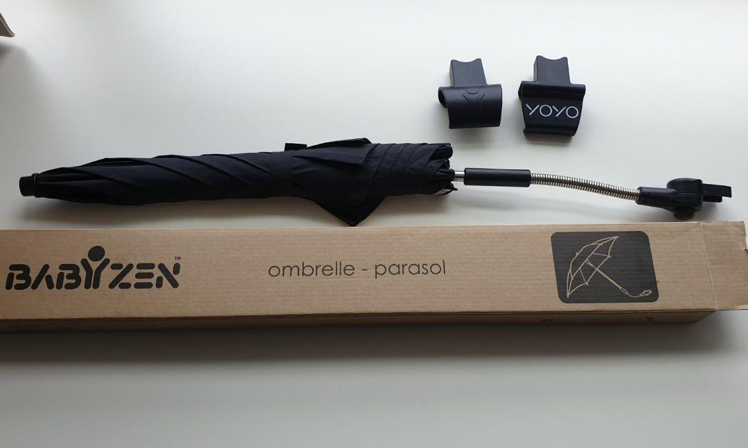 (BNIB) Original Babyzen Yoyo Parasol / Umbrella (Black), Babies & Kids
