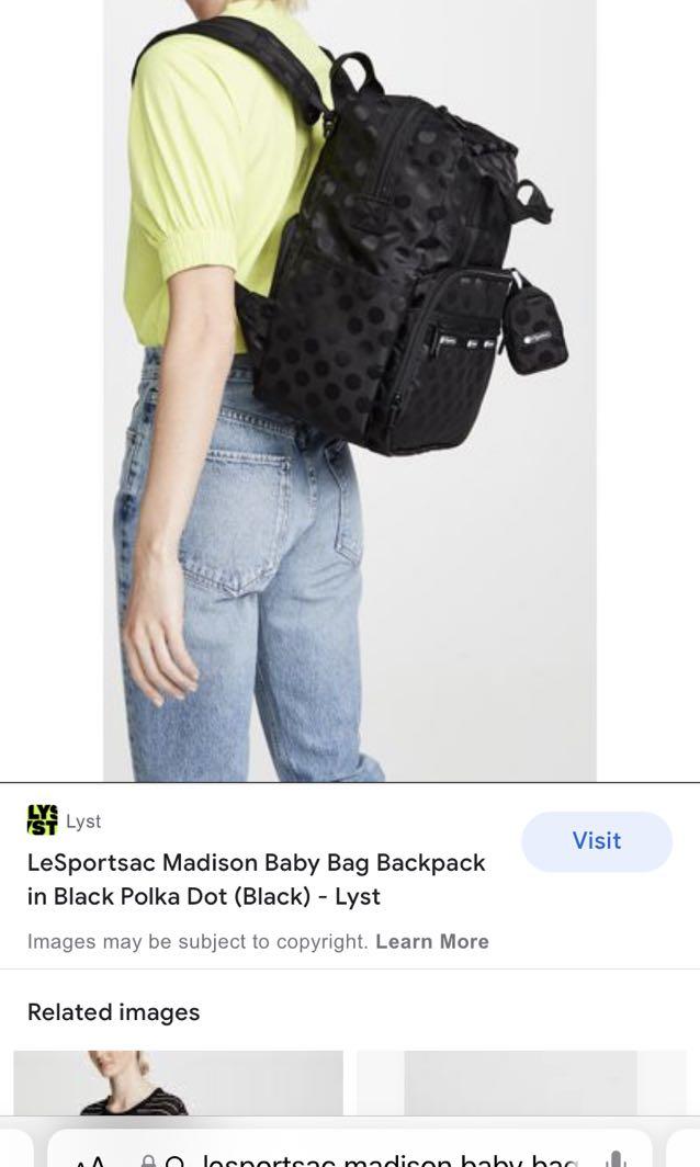 Lesportsac madison diaper bag backpack outlet