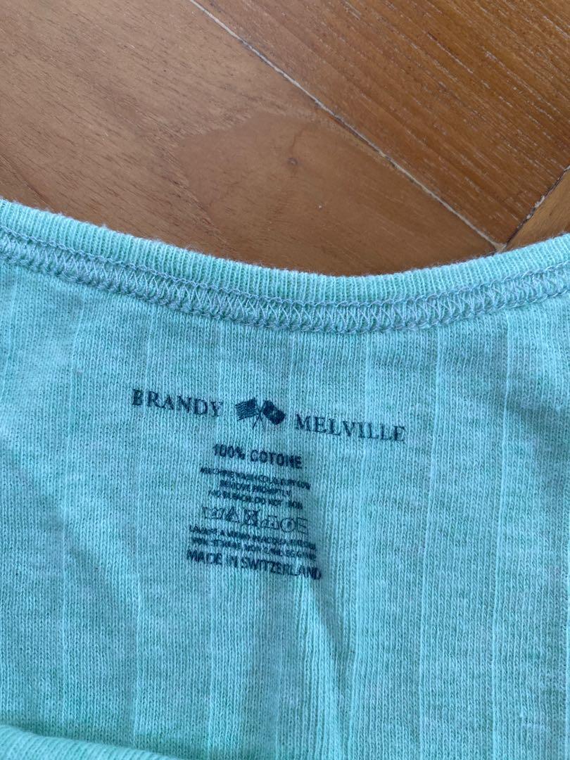brandy melville green belle tank , Women's Fashion, Tops, Sleeveless on