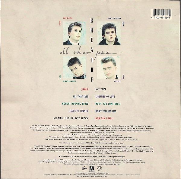 Breathe All That Jazz Vinyl, LP, Album 1987 US, Hobbies & Toys, Music