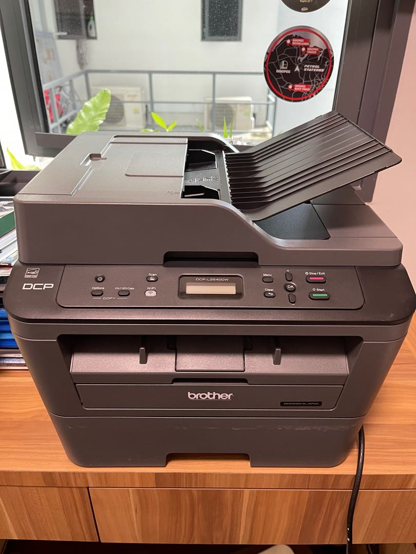 Brother DCP-L2540DW Mono Multifunction Duplex Laser Printer, Computers ...