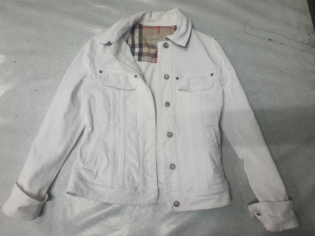 Burberry denim jacket, Women's Fashion, Coats, Jackets and Outerwear on  Carousell